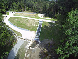 Fertigstellung Hochwasserrückhaltebecken am Reitbach