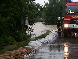 Hochwasser in Kolbermoor 2013