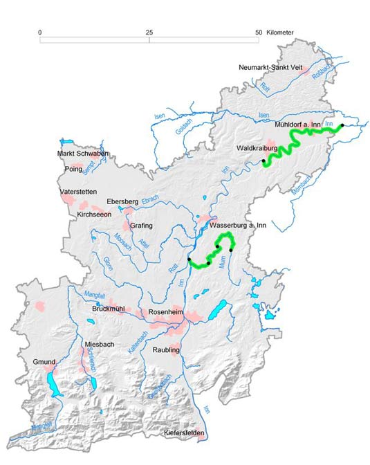 Gewässerentwicklungskonzepte im Zuständigkeitsbereich des Wasserwirtschaftsamtes Rosenheim