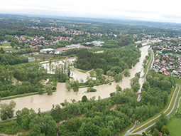 Hochwasser 2013 - Höhe Spinnereiinsel