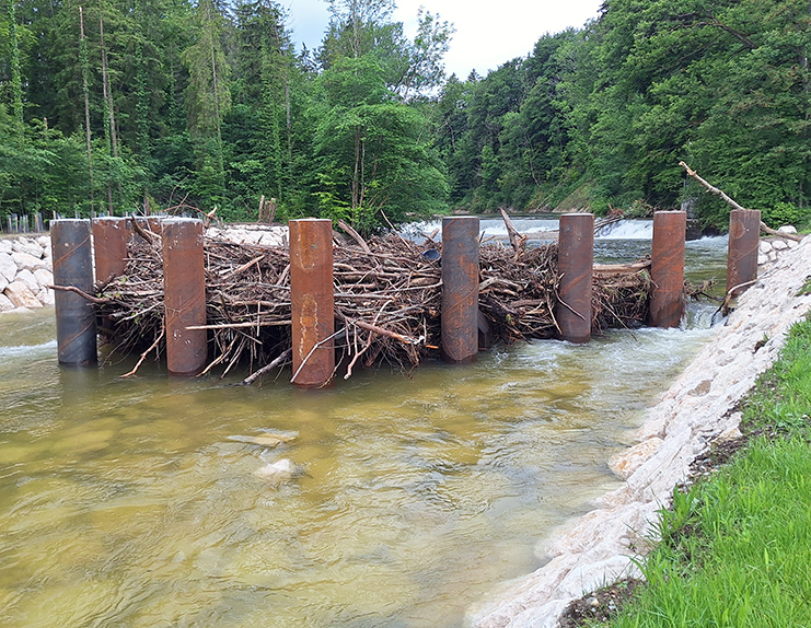 Link zur Seite Hochwasserschutz Prien am Chiemsee